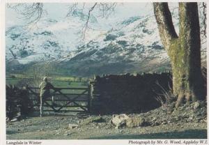 Langdale In Winter Cumbria Womens Institute Postcard