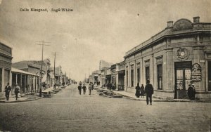 argentina, INGENIERO WHITE, Bahia Blanca, Calle Elsegood (1927) Postcard