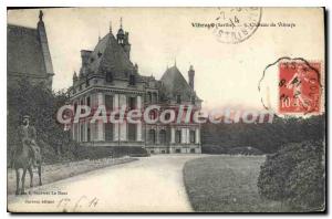 Old Postcard Vibraye Sarthe Chateau de Vibraye