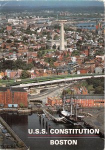 US12 USA Boston Massachusetts harbour U.S.S. Constitutiand Bunker hill 1990