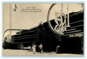 Slide View Agricultural Building A Century Of Progress Vintage Postcard