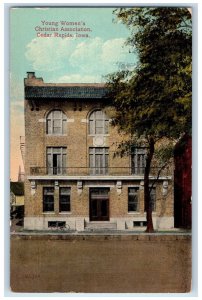 1916 Young Women's Christian Association Building Cedar Rapids Iowa IA Postcard