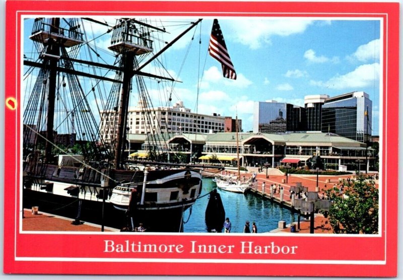 Postcard - Baltimore Inner Harbor - Baltimore, Maryland