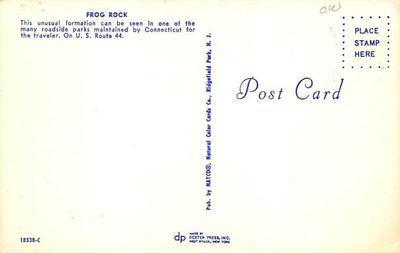 Frog Rock  Route 44 CT 