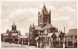 uk29874 christchurch cathedral dublin ireland real photo