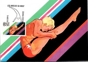 Stamps 1984 Los Angeles Summer Olympics Diving