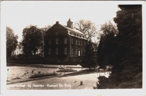 Netherlands Voerendaal bij Heerlen Kasteel De Puth  RPPC C090