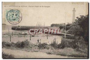 Old Postcard surroundings Royan Harbor Lighthouse St Georges