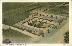 Carlsbad NM Camp Hermosa c1920 Postcard