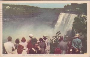 Canada Niagara Falls View Of The American Falls 1946