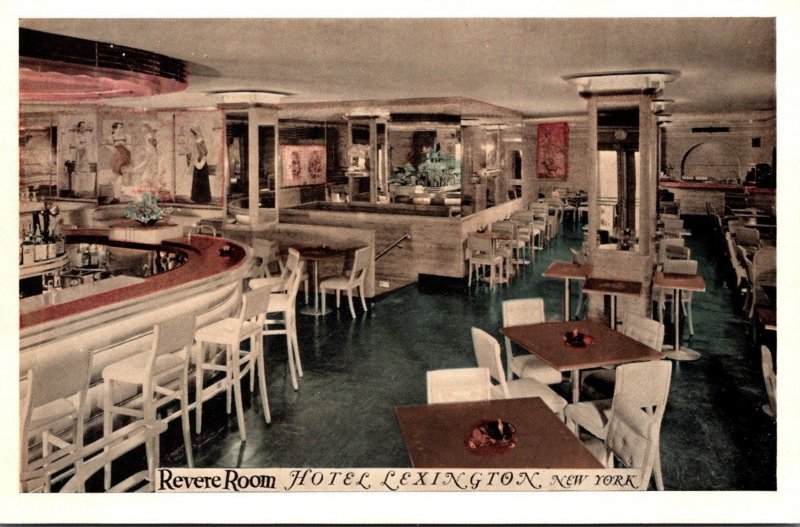 New York City Hotel Lexington Revere Room 1940