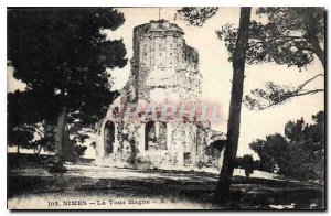 Postcard Old Nimes Tour Magne