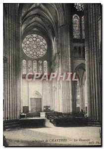 Postcard Old Cathedral of Chartres The Transept