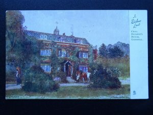 Charles Dickens In Dickens Land GADSHILL HOUSE c1903 Postcard Raphael Tuck 1163