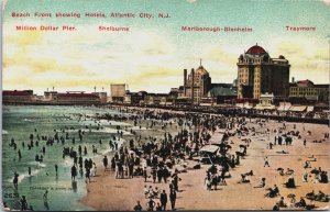 Million Dollar Pier Atlantic City New Jersey Vintage Postcard C070