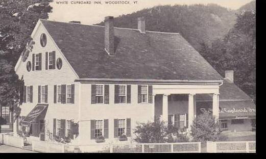 Vermont Woodstock White Cupboard Inn Artvue