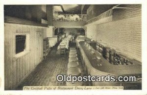 Drury Lane Restaurant, New York City, NYC USA Unused 