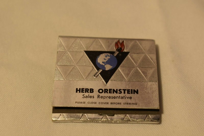 Herb Orenstein Sales Representative Universal Match Corp. 30 Strike Matchbook