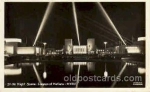 Lagoon of Nations New York Worlds Fair 1939 Exhibition Unused 