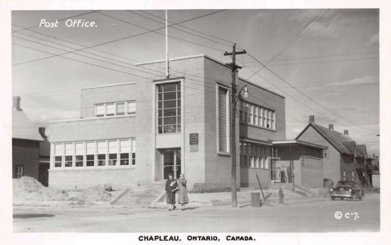 Chapleau Ontario Post Office Photo Postcard CC4292