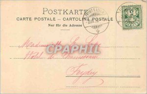 Old Postcard Eiger Monch und Jungfrau