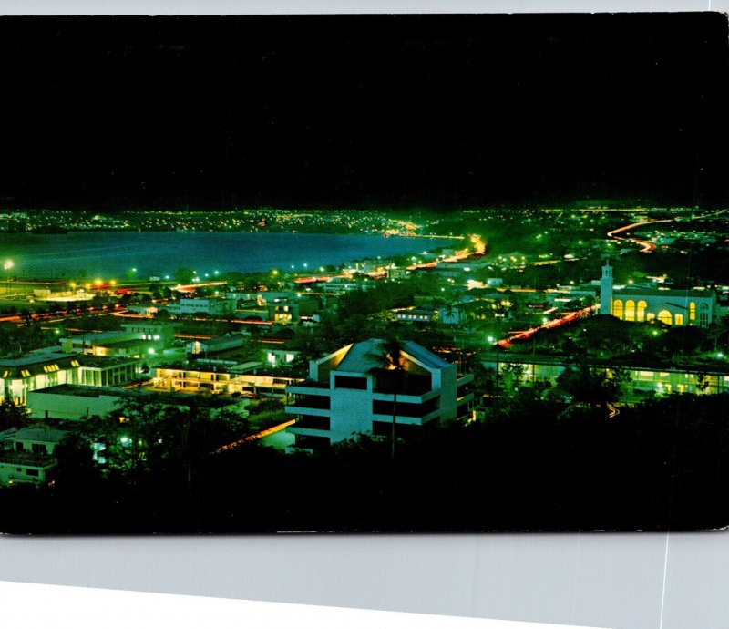 Guam Brilliant Night View Of Agana