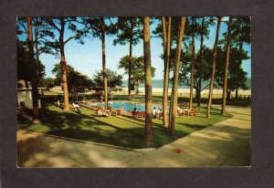 MS Sea Gull Court Motel Cabins Biloxi Mississippi Postcard Jay & Al Powell