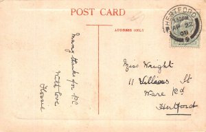 A891 England 1908 The Old Rustic Bridge vintage postcard