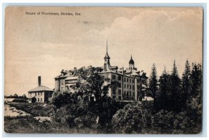 1911 House of Providence Dundas Ontario Canada Posted Antique Postcard