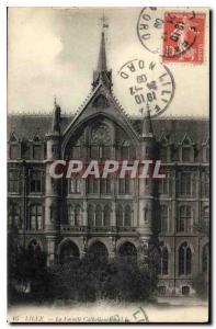 Postcard Old Lille the Catholic Faculty