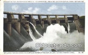 Gatun Lake, Panama Canal Unused light corner wear close to grade 1, yellowing...