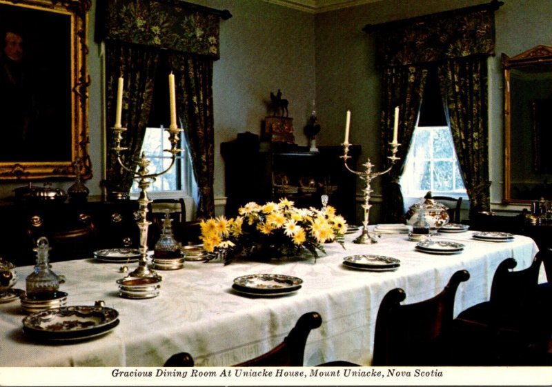 Canada Nova Scotia Mount Uniacke The Uniacke House Dining Room