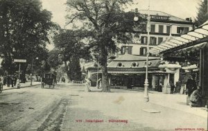 switzerland, INTERLAKEN, Höhenweg, Schweizerhof (1908) Postcard
