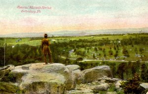 PA - Gettysburg. General Warren's Statue