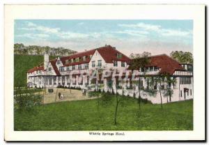 Old Postcard Gay St Looking North From Bankers Trust Co White Springs Hotel