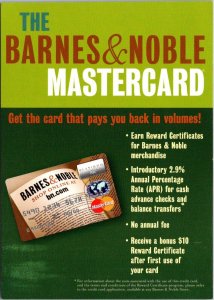 Advertising Books Barnes & Noble Mastercard