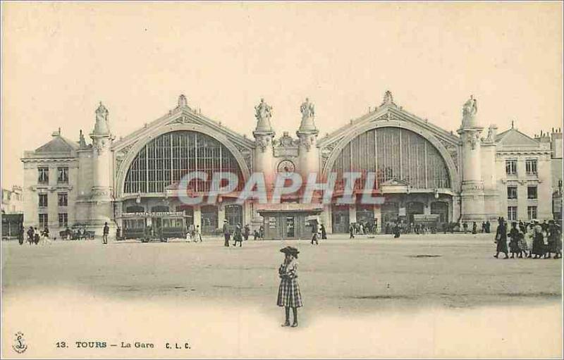 Postcard Old Train Tram Tours