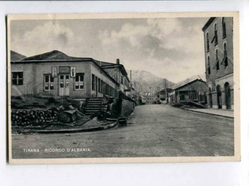 401655 ALBANIA TIRANA view 1958 year RPPC to USSR