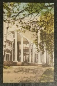 Mint Vintage Hand Colored Postcard The Mimslyn Hotel Luray Virginia