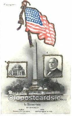 In Memorian William Mckinley Political Unused light tab marks from being in a...