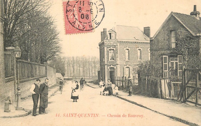 France Saint Quentin Chemin de Rouvroy 1906