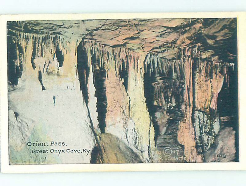 Linen GREAT ONYX CAVE Mammoth Cave National Park - Cave City Kentucky KY AD4052