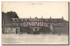 Troyes Old Postcard The high school