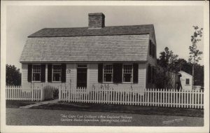 Springfield Mass MA Eastern States Expo Cape Cod Cottage Real Photo Vintage PC