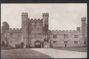 Sussex Postcard - Battle Abbey Gateway From Inside  RS3439