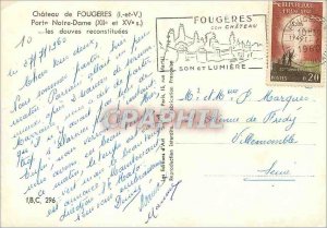 Modern Postcard Chateau de Fougeres L and V Door Notre Dame