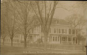 Hillsgrove Warwick Rhode Island RI WR James Residence c1910 Real Photo Postcard