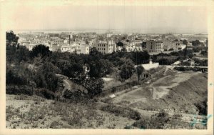 Tunisia Tunis Panorama sur les nouveaux quartiers pris de Montfleury RPPC 05.53