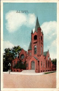 Vtg Penn Yan New York NY Methodist Episcopal Chruch (M.E.) 1910s Postcard