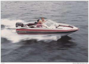 Boat ad, Maxum boat company, Washington, USA, 50-70s ; Model, Maxum 1600/XR